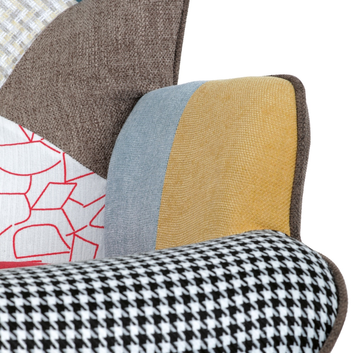 Hojdacie kreslo PW2, patchwork – Obrázok 13