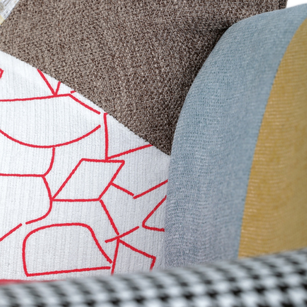 Hojdacie kreslo PW2, patchwork – Obrázok 16