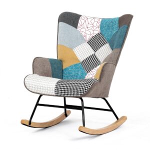 Hojdacie kreslo PW2, patchwork