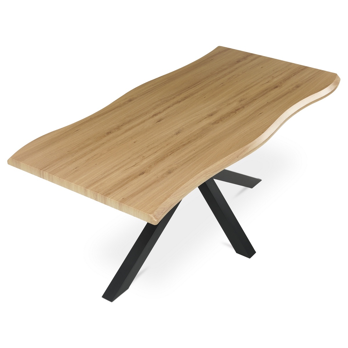 Jedálenský stôl 180 x 90 cm, divoký dub – Obrázok 3