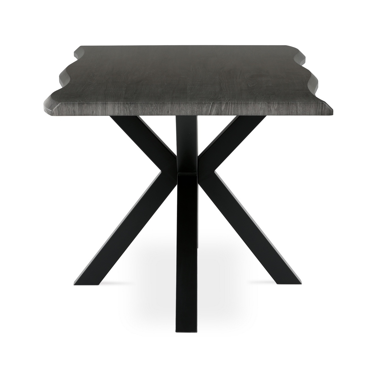 Jedálenský stôl 180 x 90 cm, sivý dub – Obrázok 2