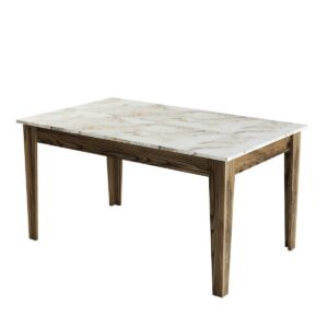 Jedálenský stôl Milan Walnut and White
