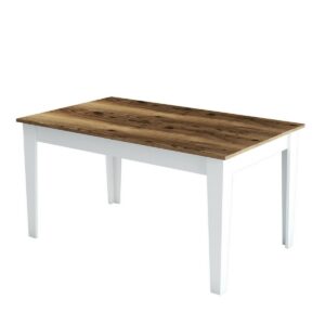 Jedálenský stôl Milan White and Walnut