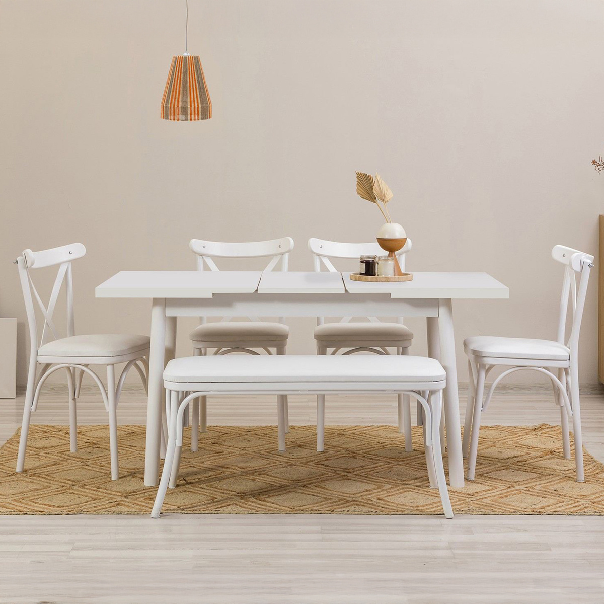 Jedálenský stôl Vina White – Obrázok 7