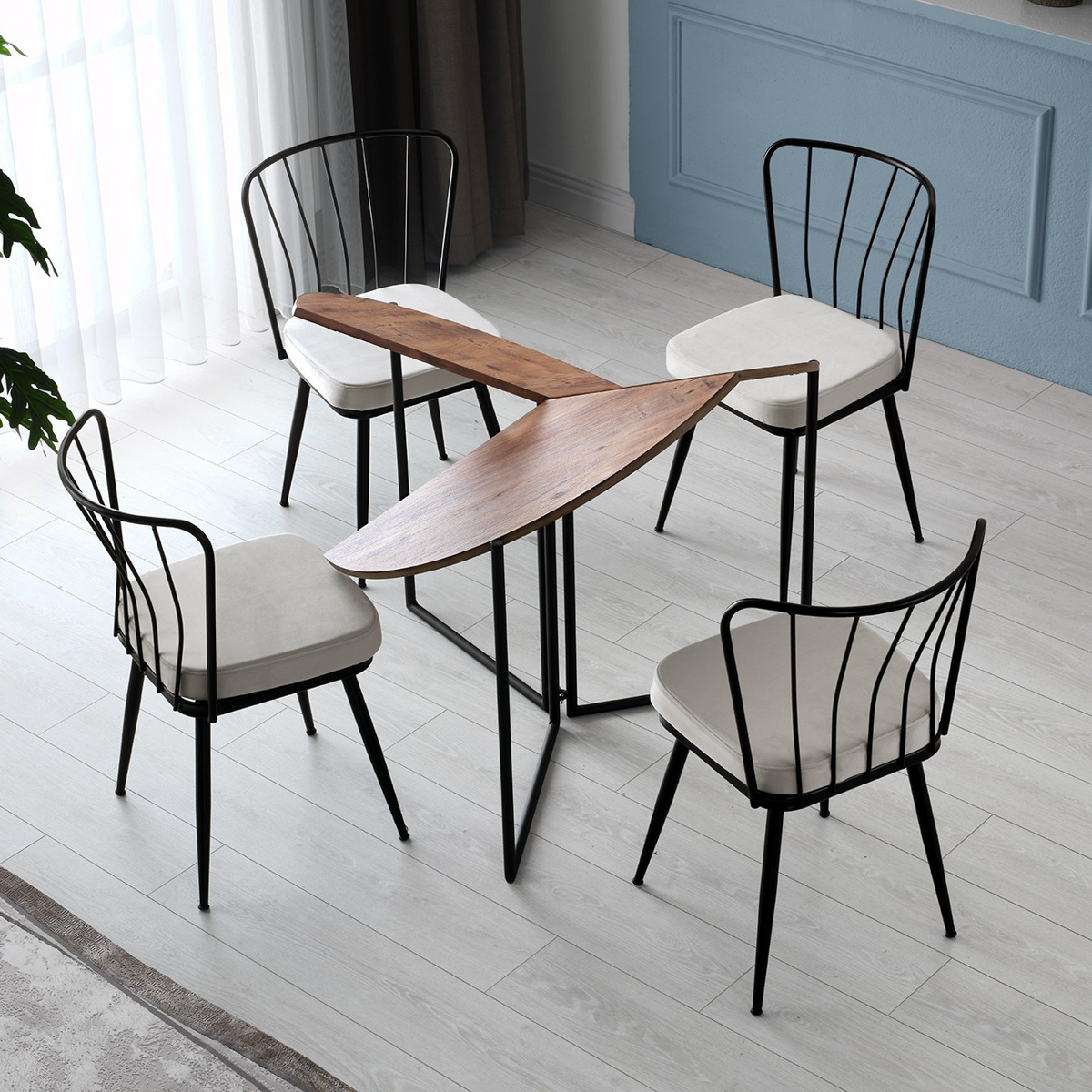 Jedálenský stôl Yaprak Atlantic Pine – Obrázok 3