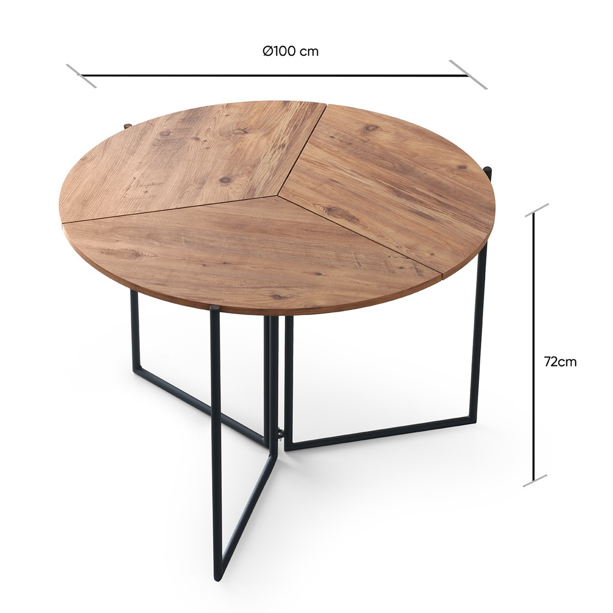 Jedálenský stôl Yaprak Atlantic Pine – Obrázok 4