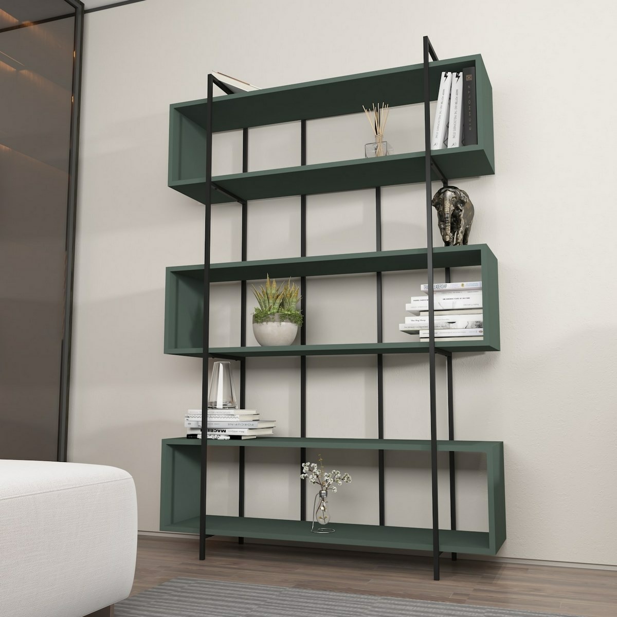 Knižnica Bruti Green and Black – Obrázok 2