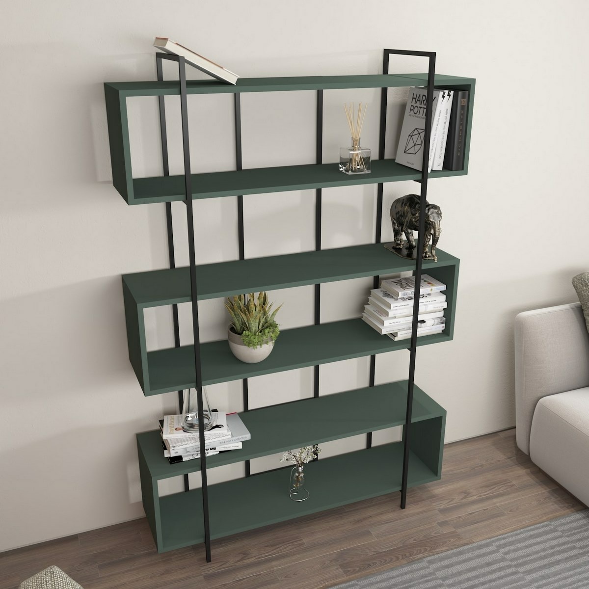 Knižnica Bruti Green and Black – Obrázok 3