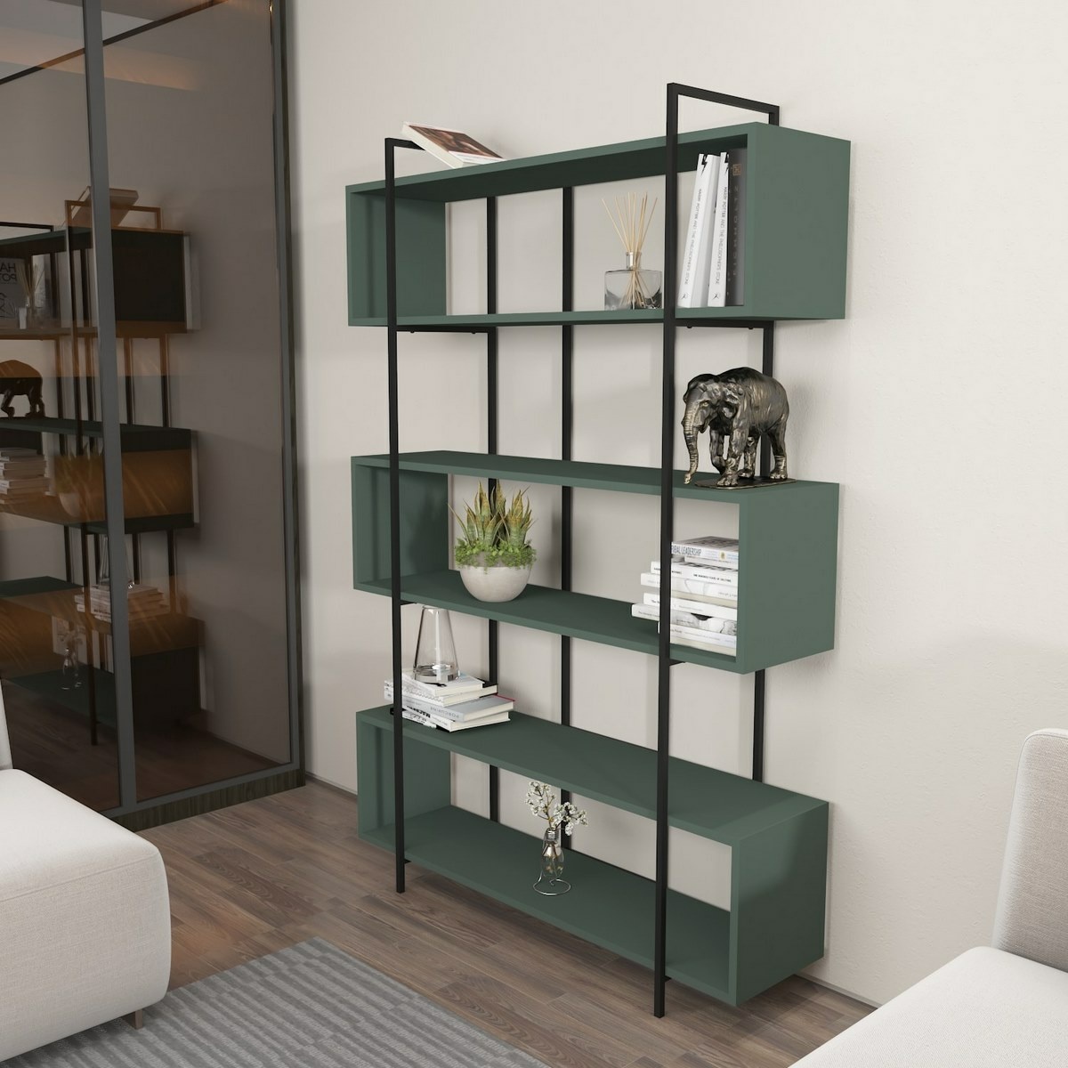 Knižnica Bruti Green and Black – Obrázok 4