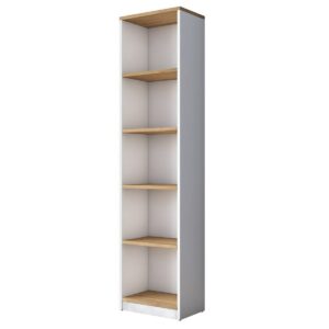 Knižnica Hale White and Walnut