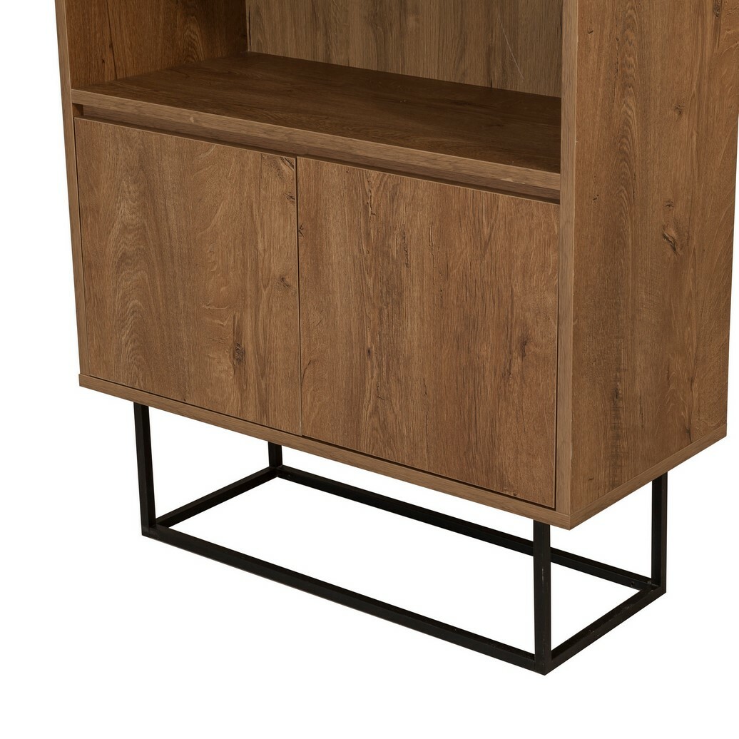 Knižnica Rea Black and Walnut – Obrázok 3