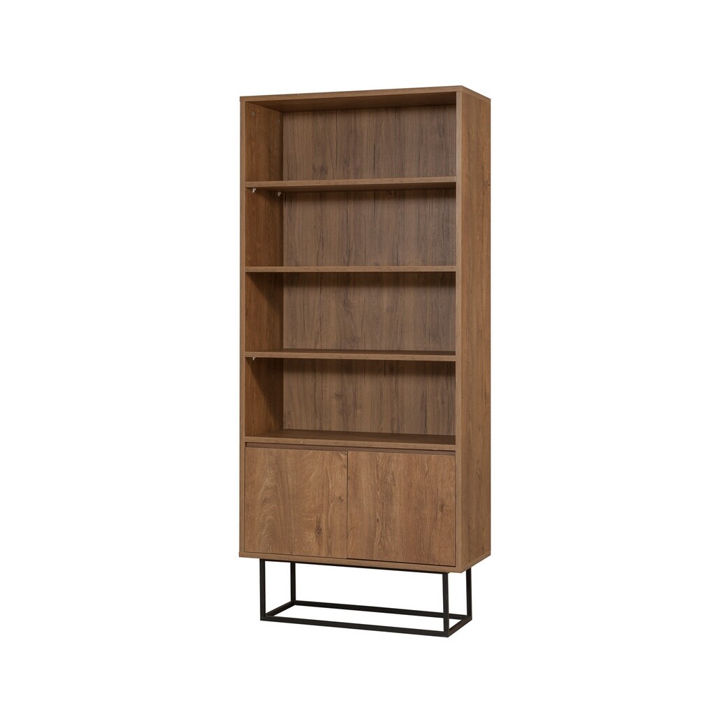 Knižnica Rea Black and Walnut