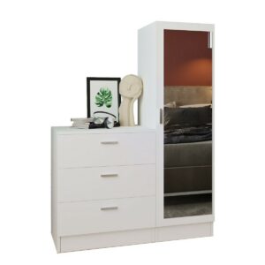 Komoda so zrkadlom Coco White