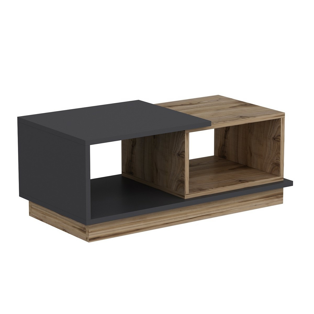 Konferenčný stolík Concept Anthracite and Oak – Obrázok 2