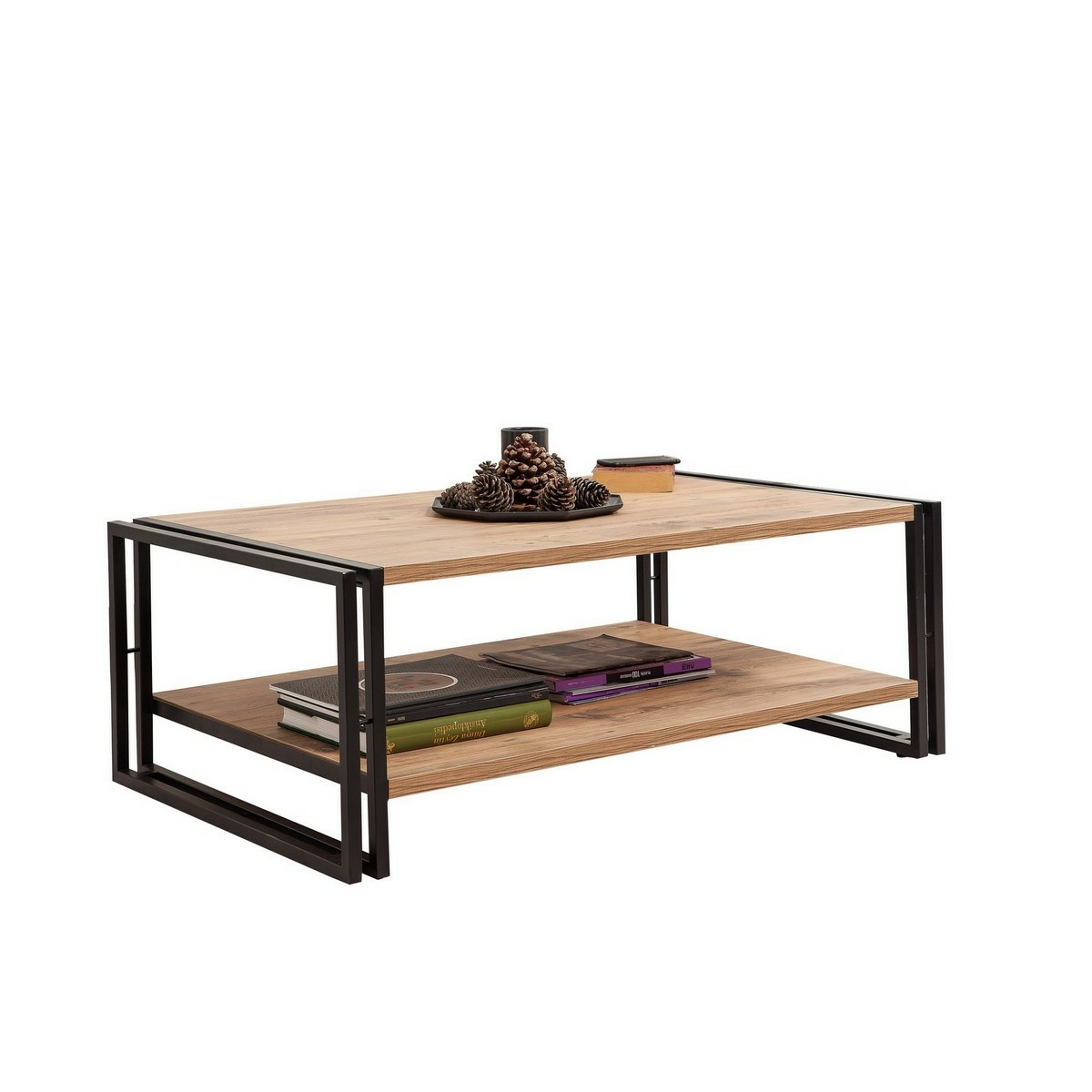 Konferenčný stolík Cosmo Atlantic Pine and Black