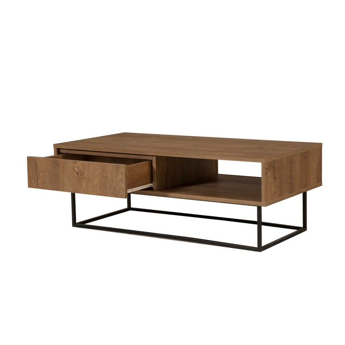 Konferenčný stolík Dale Walnut and Black – Obrázok 2