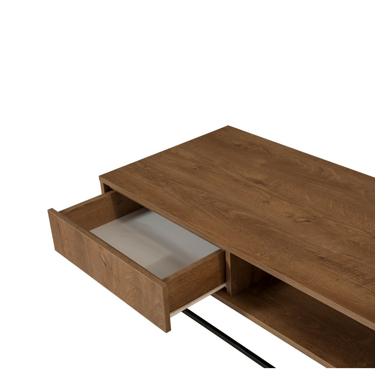 Konferenčný stolík Dale Walnut and Black – Obrázok 3