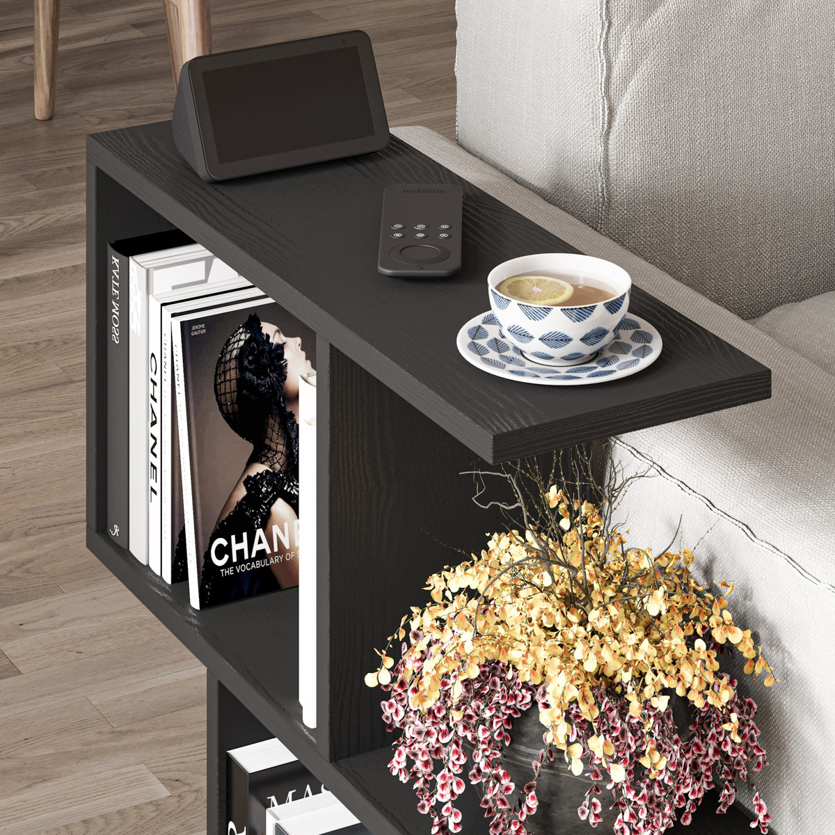 Konferenčný stolík Homemania Wood Black – Obrázok 3