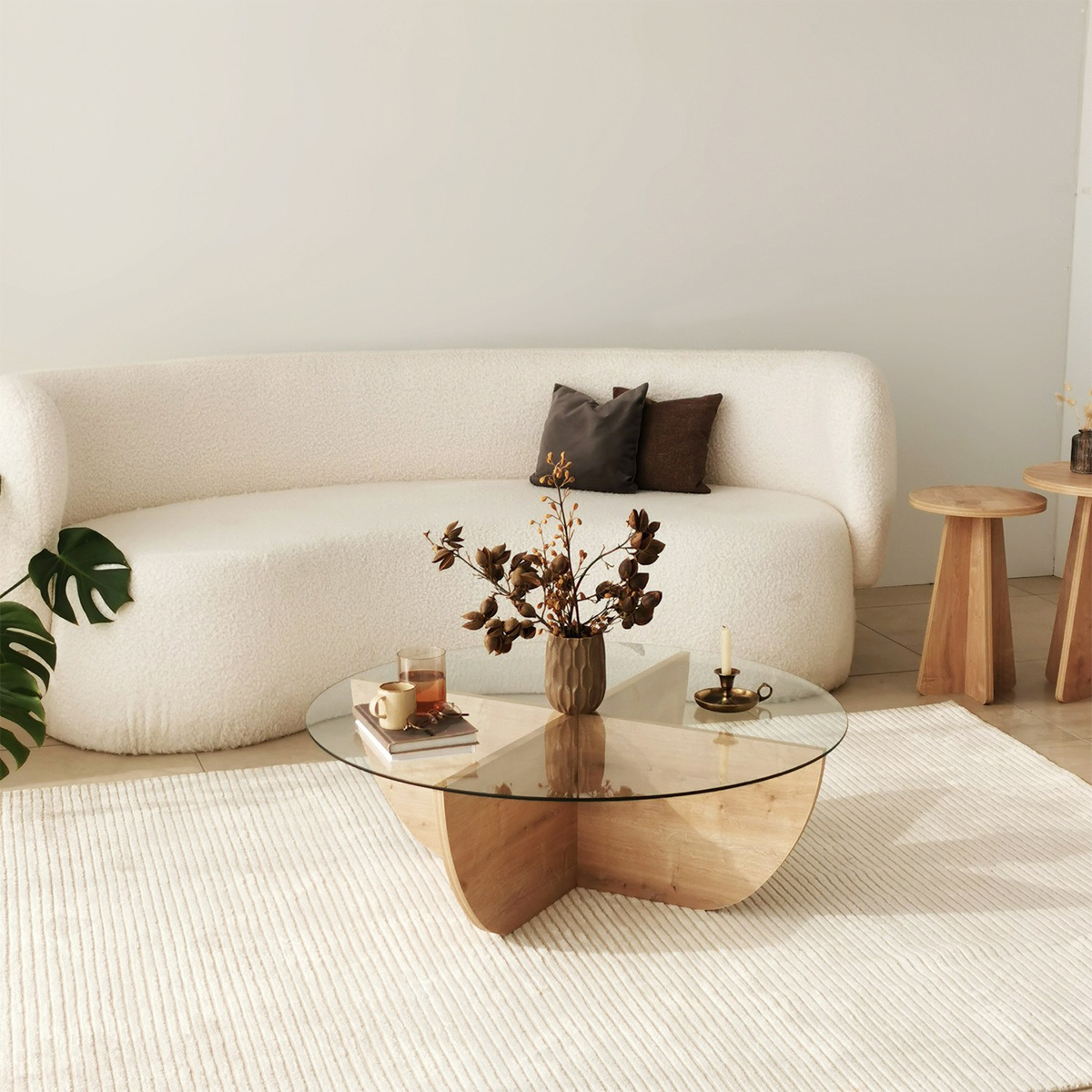Konferenčný stolík Lily Sapphire Oak – Obrázok 7