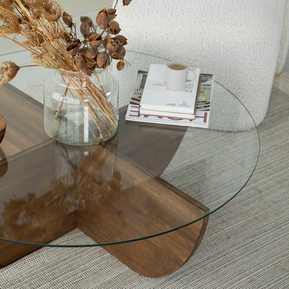 Konferenčný stolík Line Walnut – Obrázok 2