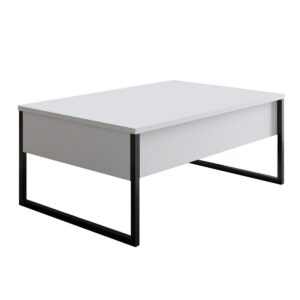 Konferenčný stolík Luxe White and Black