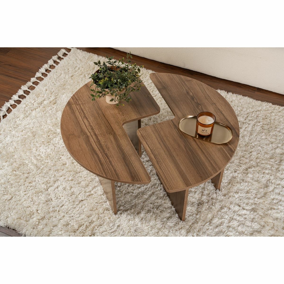 Konferenčný stolík Moira Walnut – Obrázok 2