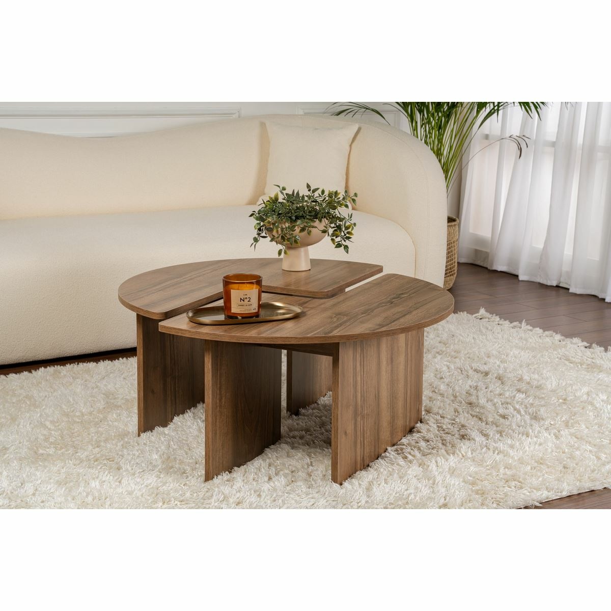 Konferenčný stolík Moira Walnut – Obrázok 3