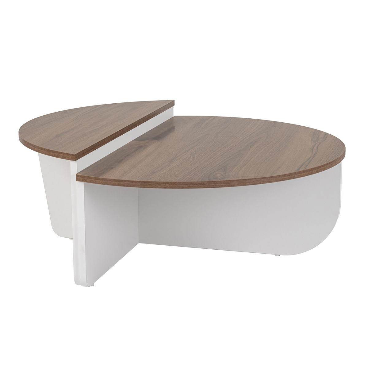 Konferenčný stolík Orion Walnut White