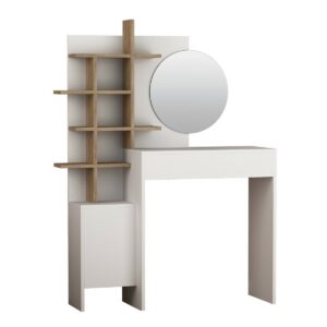 Kozmetický stolík Mup White and Oak