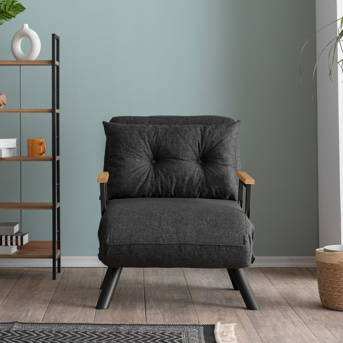 Kreslo Sando Single Dark Grey – Obrázok 4