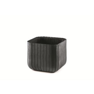 Kvetináč Keter Cube M 50,5 l, antracitová