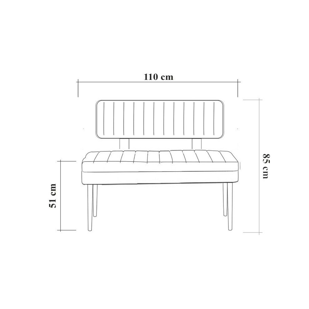 Lavica Vina Anthracite and Atlanitc Pine – Obrázok 4