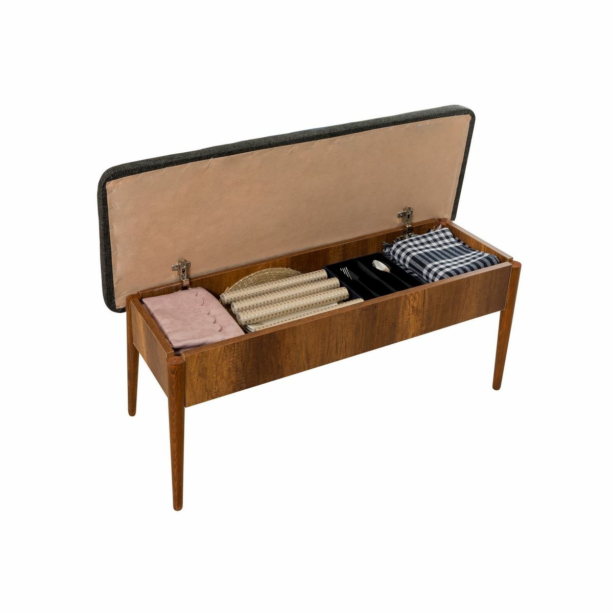 Lavica Vina Anthracite and Walnut – Obrázok 2