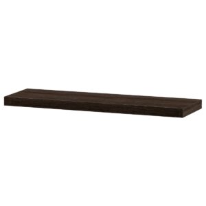 Autronic Nástenná polička P-005 BK (WAL) 80cm
