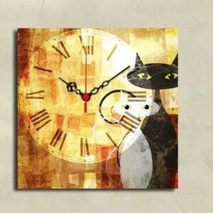 Nástenné hodiny Cats 2828CS-12, 28 x 28 cm