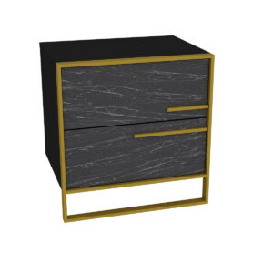 Nočný stolík Polka Black