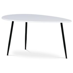 Odkladací stolík 100 x 60 cm, biela, L