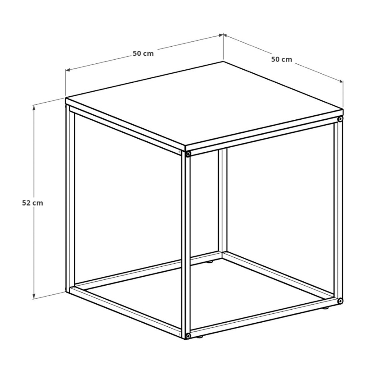 Odkladací stolík Black Marble – Obrázok 2