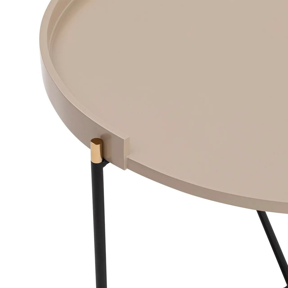 Odkladací stolík Mandy Beige, 2 ks – Obrázok 5