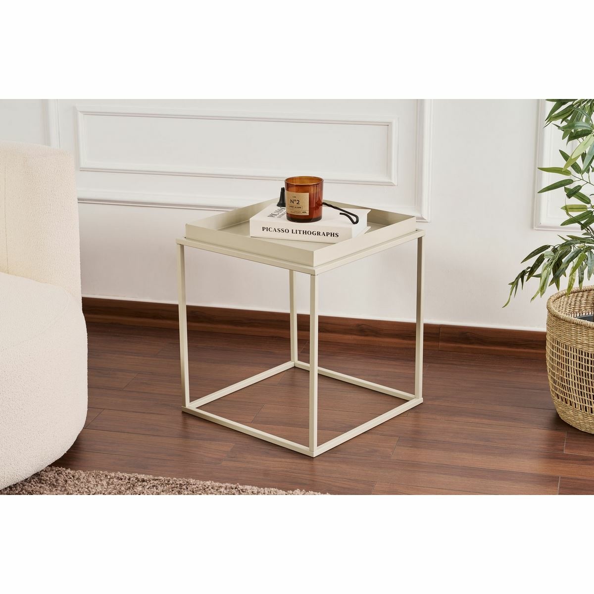 Odkladací stolík Simi Taupe – Obrázok 3