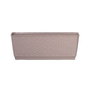 truhlík RATOLLA P 49,2×17,2×17,4cm BÉŽ tm. (7529U) s miskou