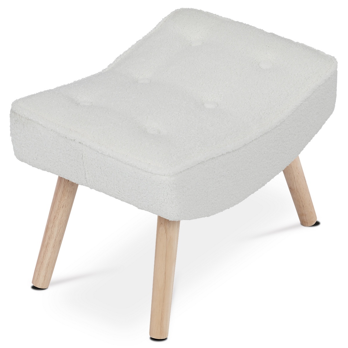 Podnožka Bouclé WT2, biela – Obrázok 3