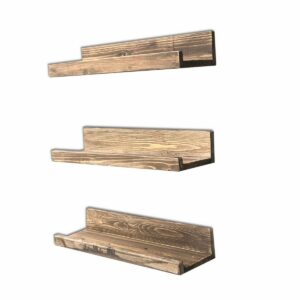 Polica Apol Walnut, 3 ks
