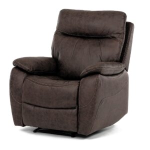 Polohovacie kreslo 4092 BR3, vintage, hnedá