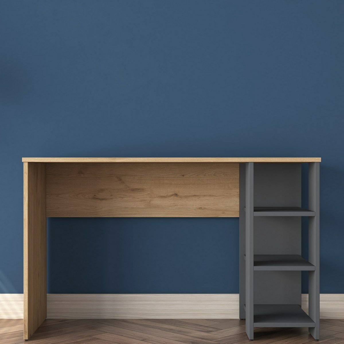 Pracovní stůl Hamen Walnut and Anthracite – Obrázok 3