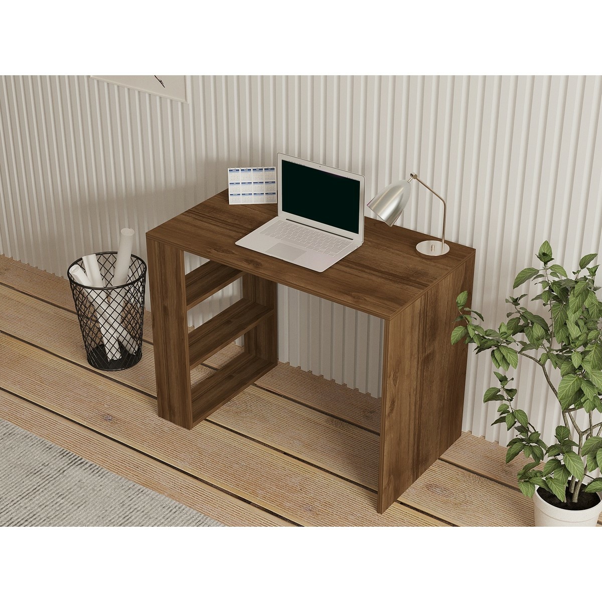 Pracovný stôl Cool Walnut – Obrázok 2