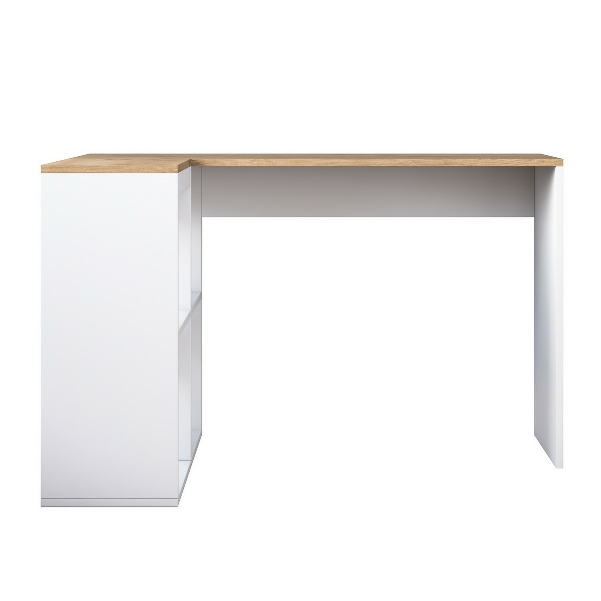Pracovný stôl Haril Oak and White – Obrázok 2