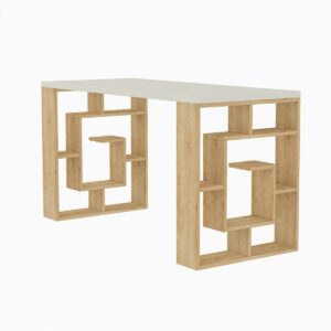 Pracovný stôl Maze White and Oak