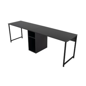 Pracovný stôl Twin Anthracite and Blackfarbe