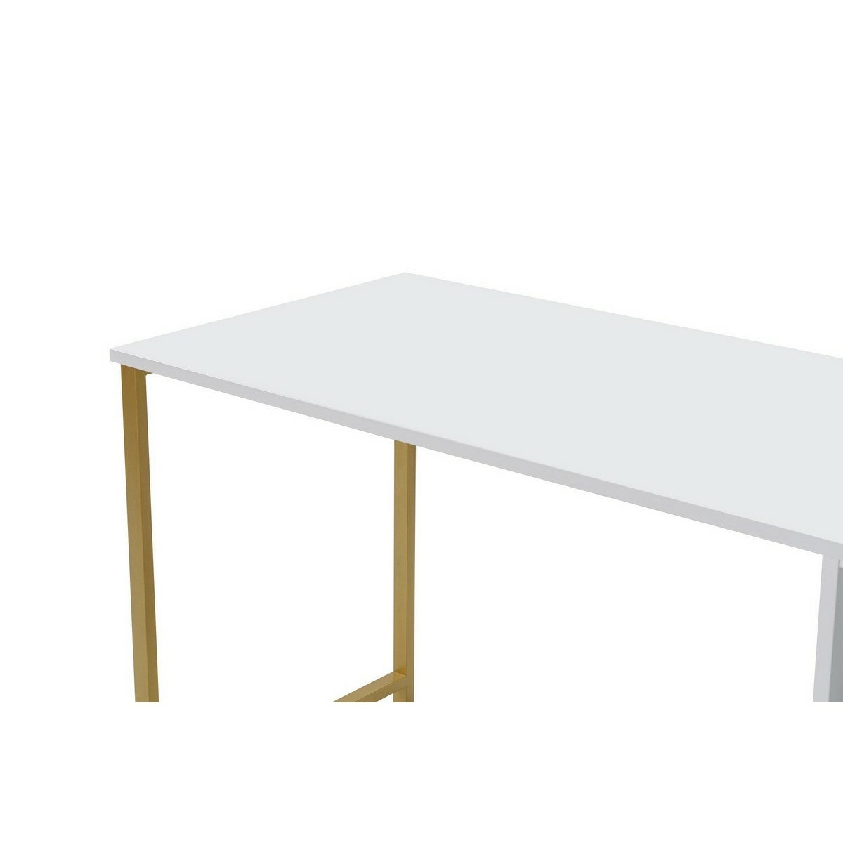 Pracovný stôl Twin White and Gold – Obrázok 2